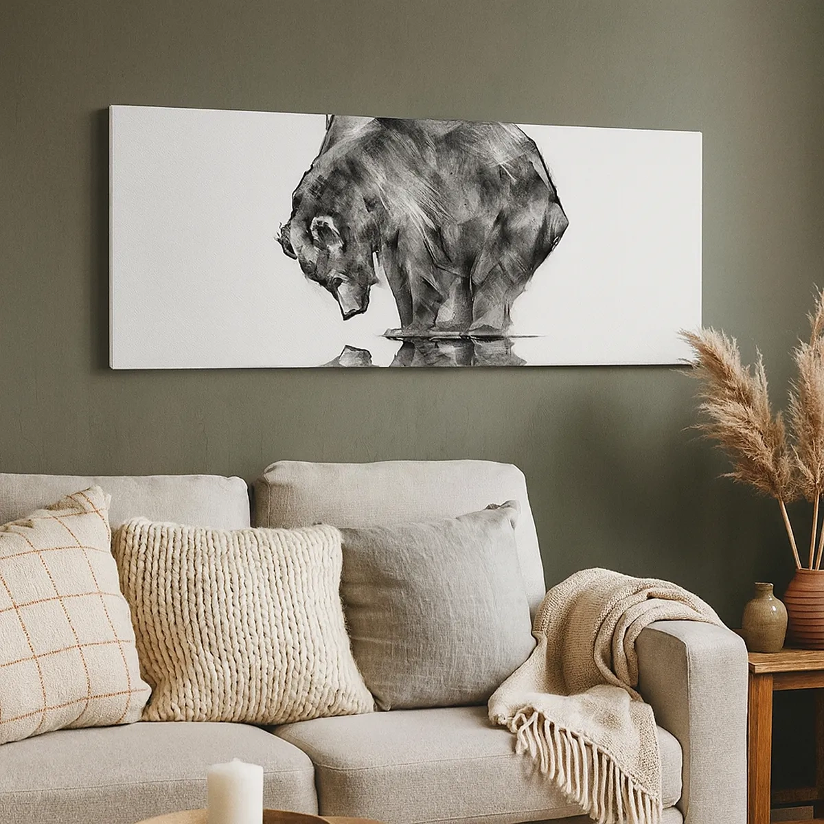 Impression sur toile - Image sur toile - Ravi de rencontrer quelqu'un de proche - 30x30 cm