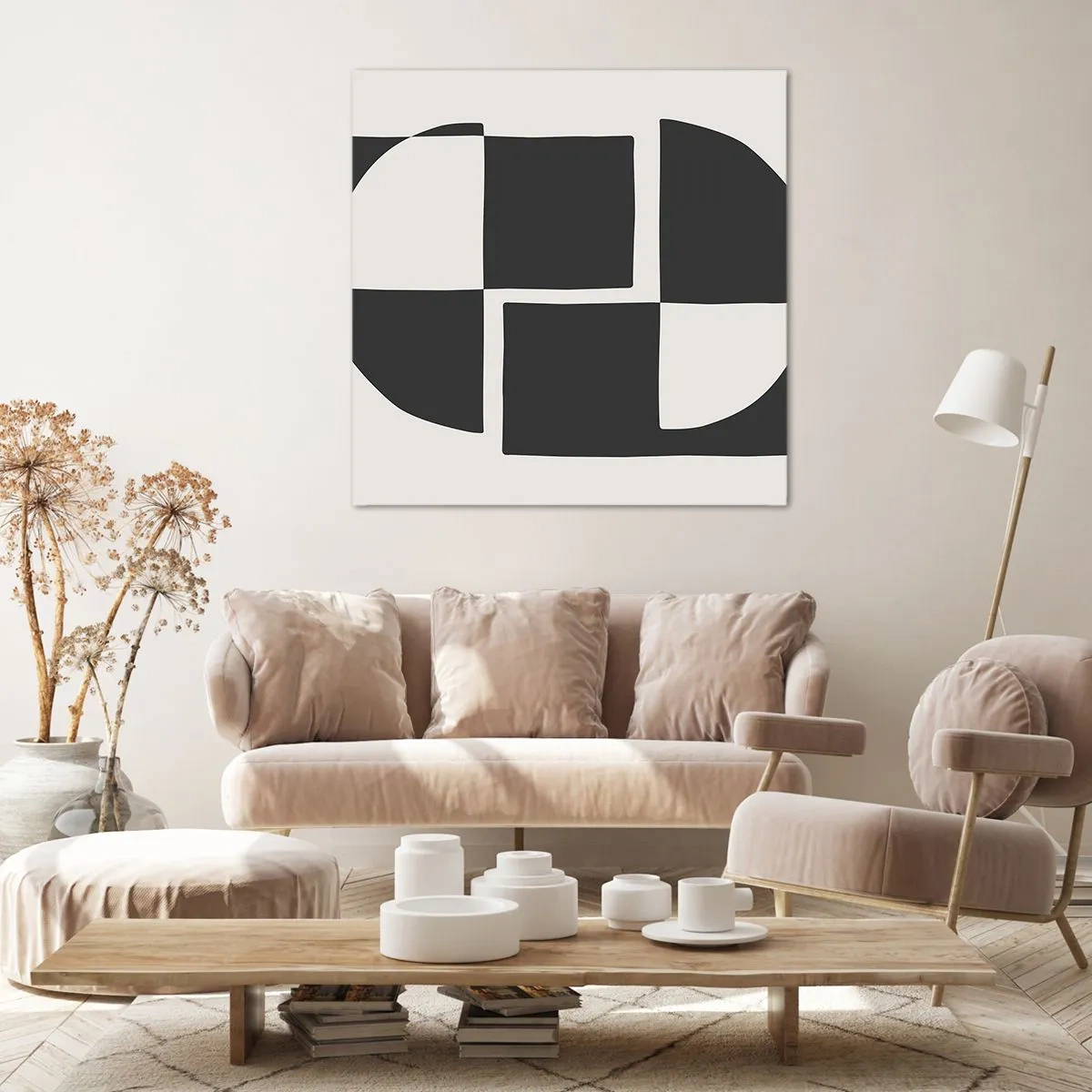 Impression sur toile - Image sur toile - Antithèse - Synthèse - 40x40 cm