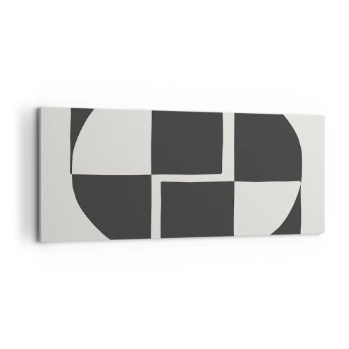 Impression sur toile - Image sur toile - Antithèse - Synthèse - 100x40 cm