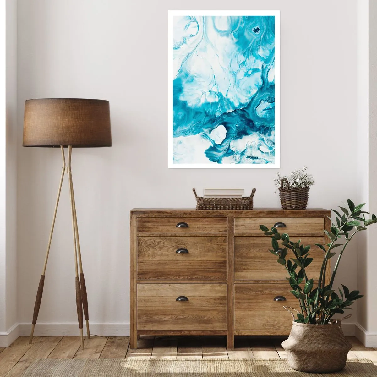 Affiche - Poster - Concert de bleu - 61x91 cm