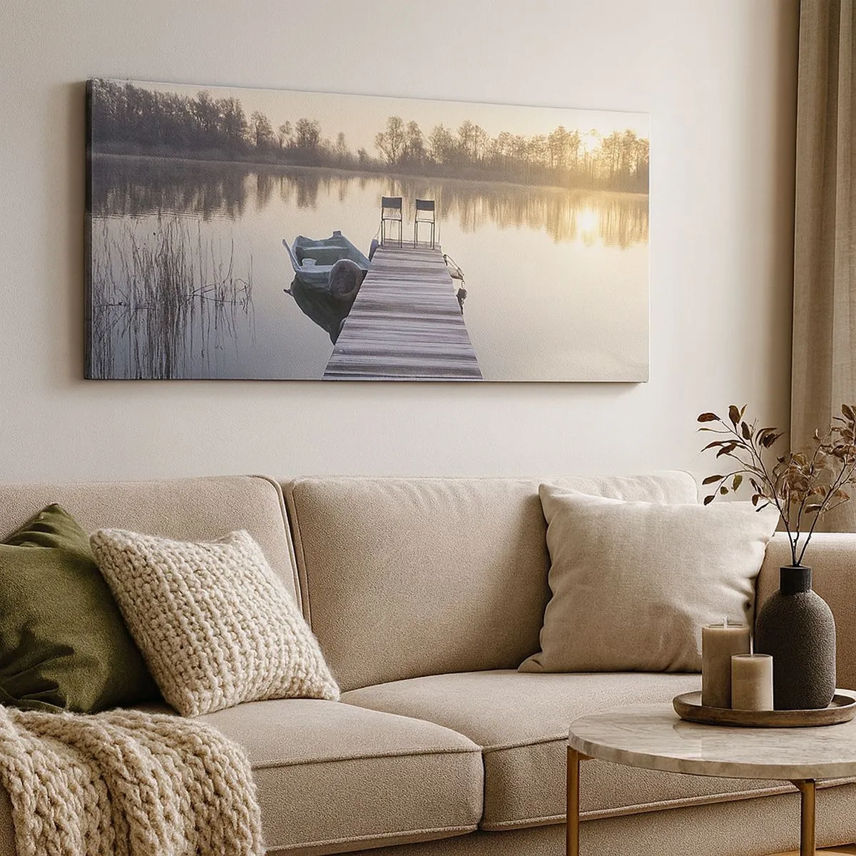 Impression sur toile - Image sur toile - Je reviendrai - 100x40 cm