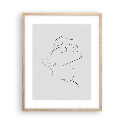 Affiche dans un chêne clair - Poster - Méandre du rêve - 40x50 cm