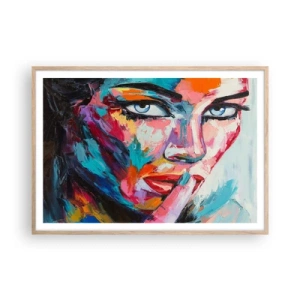 Affiche dans un chêne clair - Poster - Notre premier secret - 100x70 cm