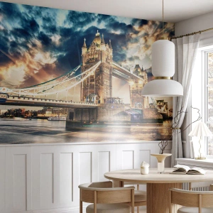 Papier peint sur mesure Premium Canvas - Monument de l'empire victorien - Ville, Londres, Architecture
