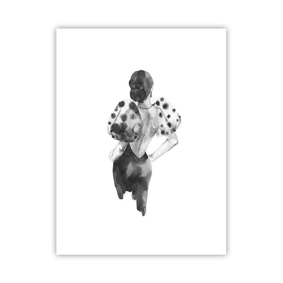 Affiche - Poster - Elle est passée juste à côté - 30x40 cm