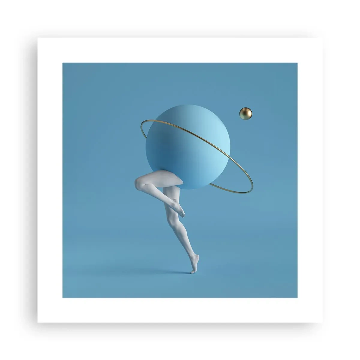 Affiche - Poster - Et les planètes deviennent folles - 40x40 cm