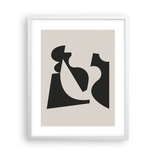 Affiche dans un cadre blanc - Poster - À monter soi-même - 40x50 cm