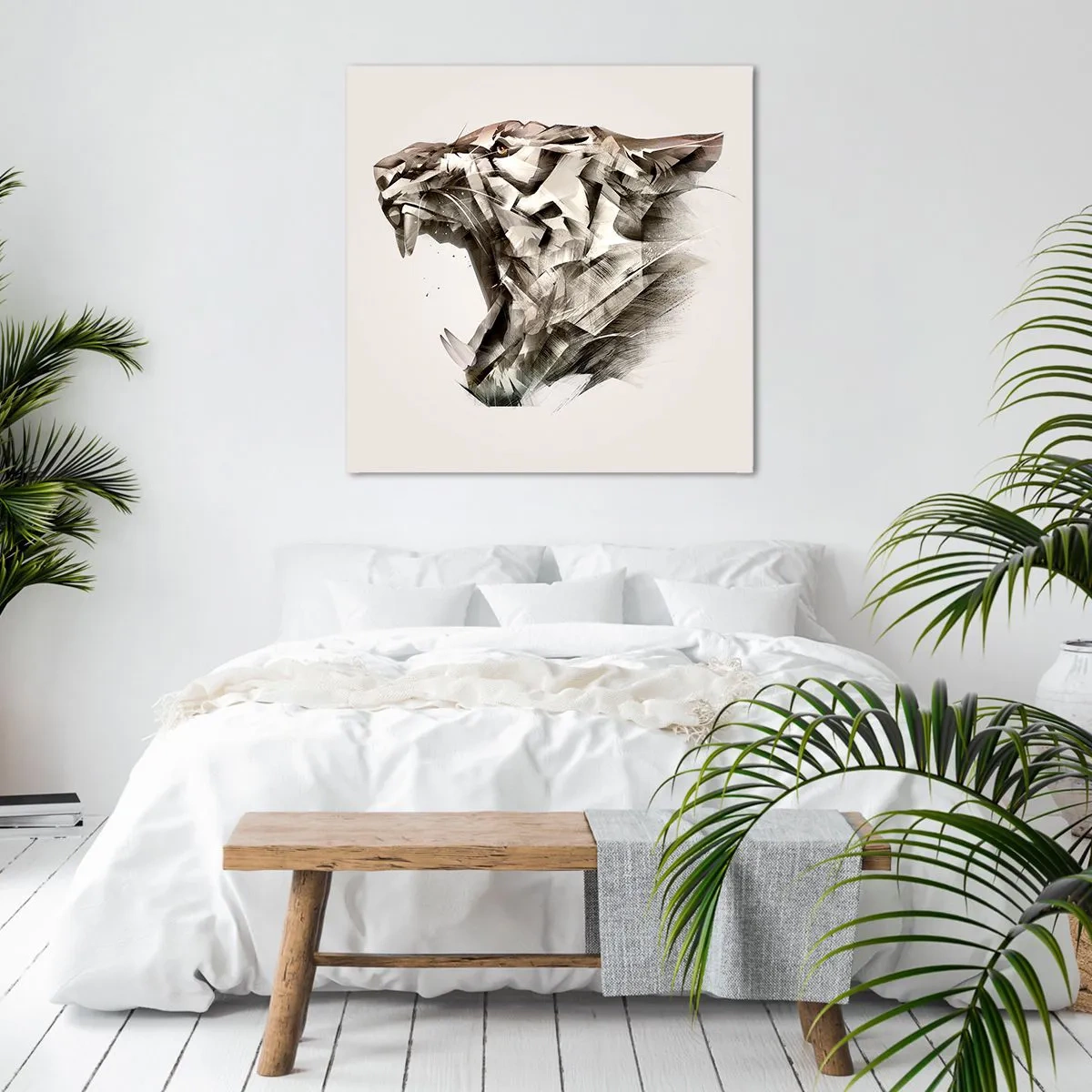 Impression sur toile - Image sur toile - Vous savez déjà qui est en charge - 70x70 cm