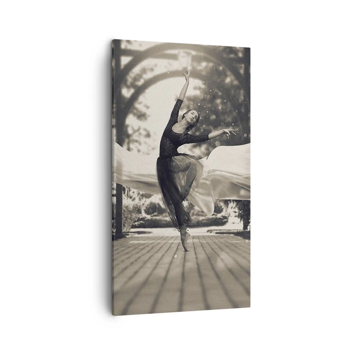 Impression sur toile - Image sur toile - La danse de l'esprit jardin - 45x80 cm