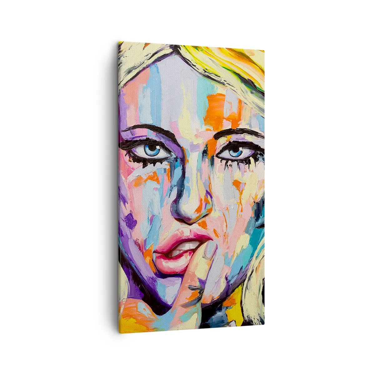 Impression sur toile - Image sur toile - Regarde-la droit dans les yeux - 45x80 cm