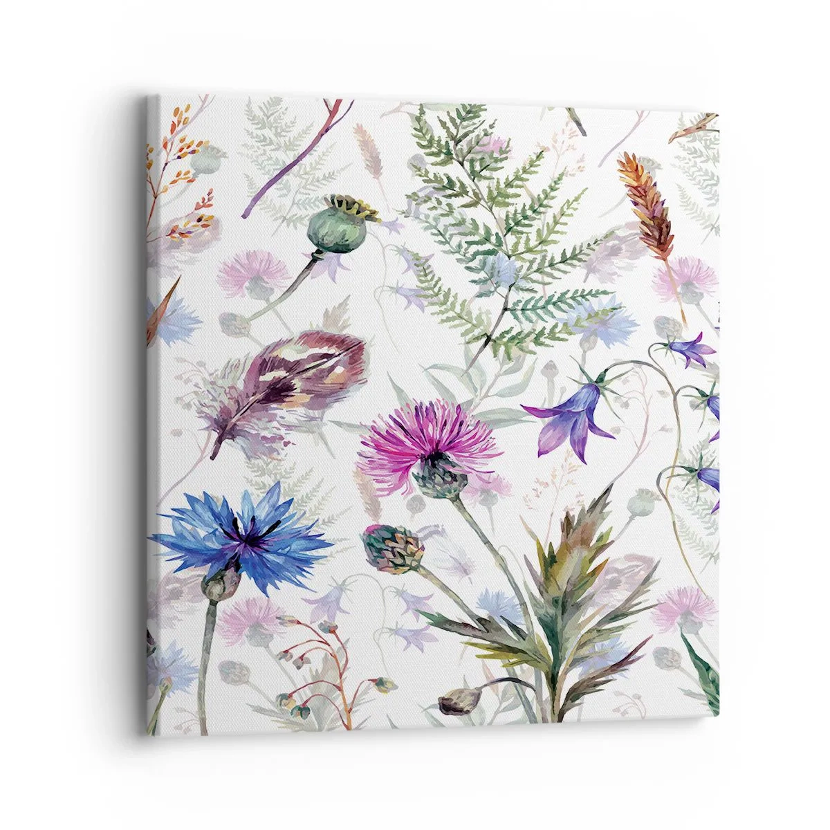 Impression sur toile - Image sur toile - Herbier polonais - 30x30 cm