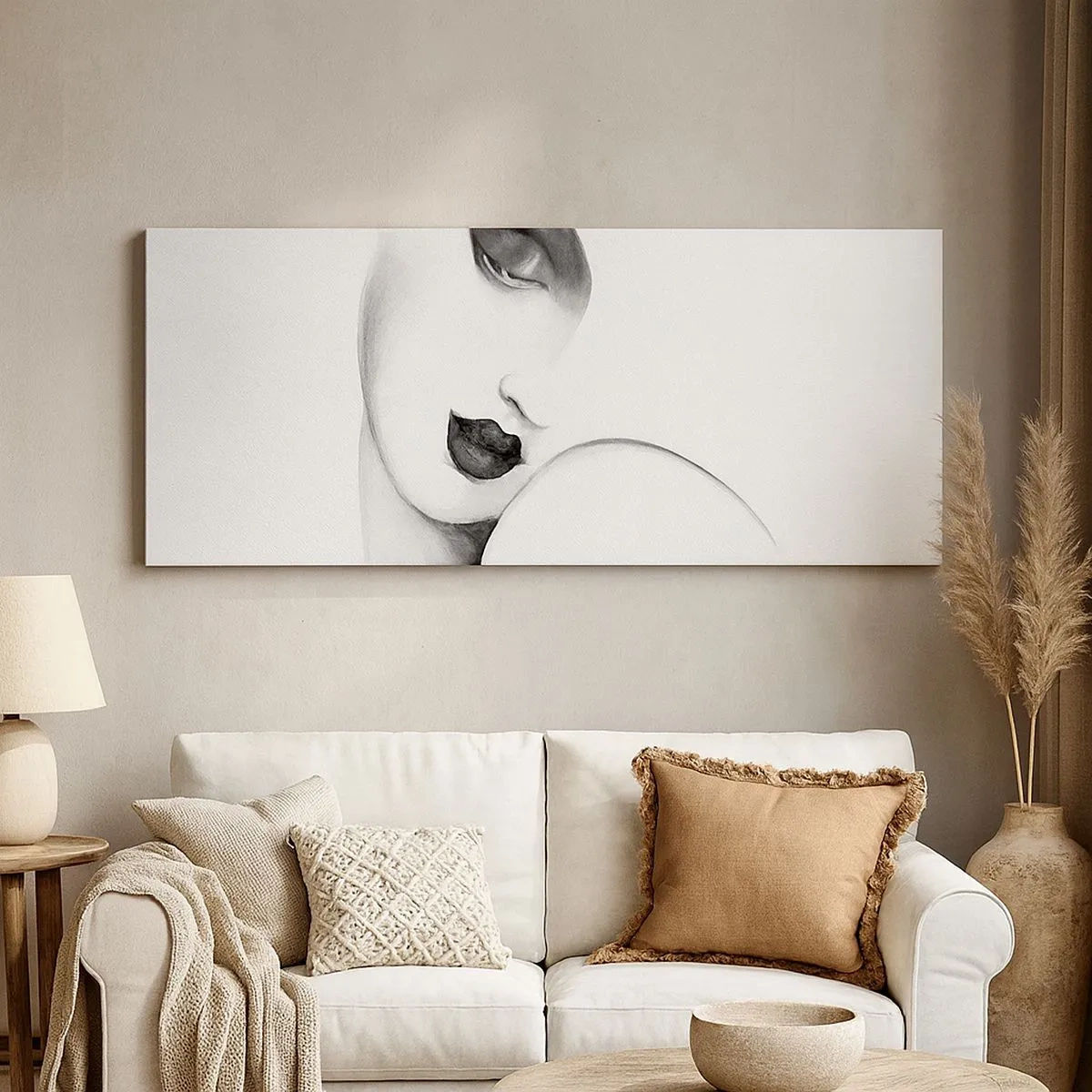 Impression sur toile - Image sur toile - Dans le style de Lempicka - 100x40 cm