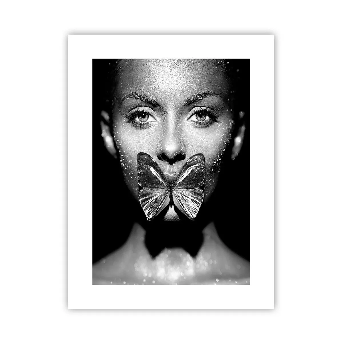 Affiche - Poster - Baiser papillon - 30x40 cm
