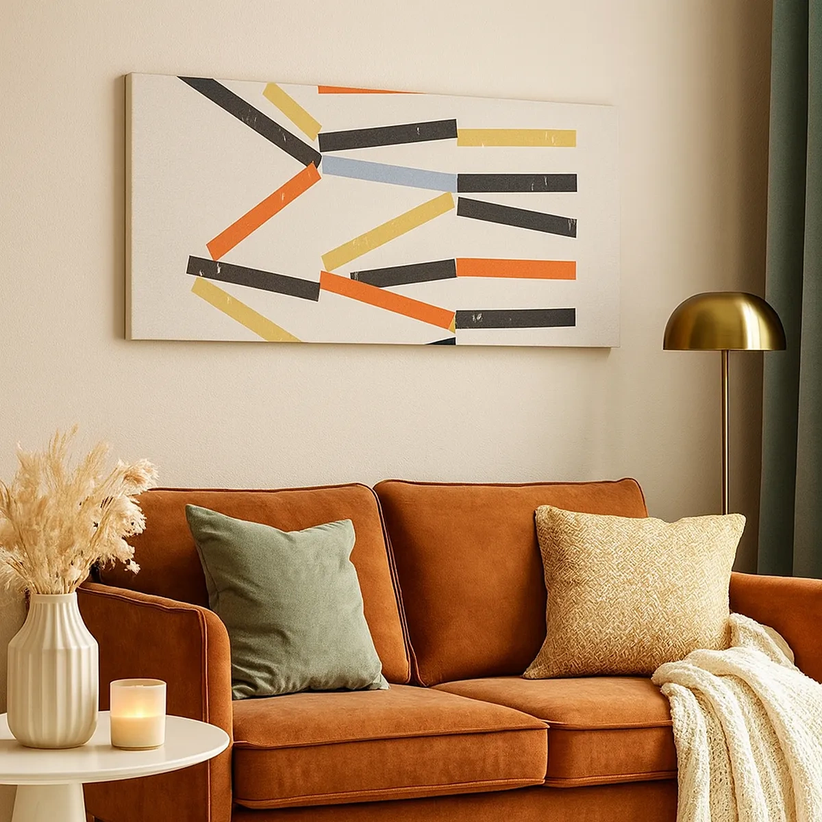 Impression sur toile - Image sur toile - Composition de niveaux - 30x30 cm