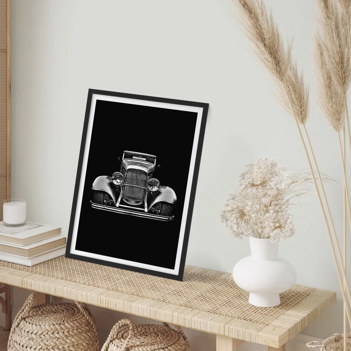 Affiche dans un cadre noir - Poster - Un vrai gentleman - 40x50 cm