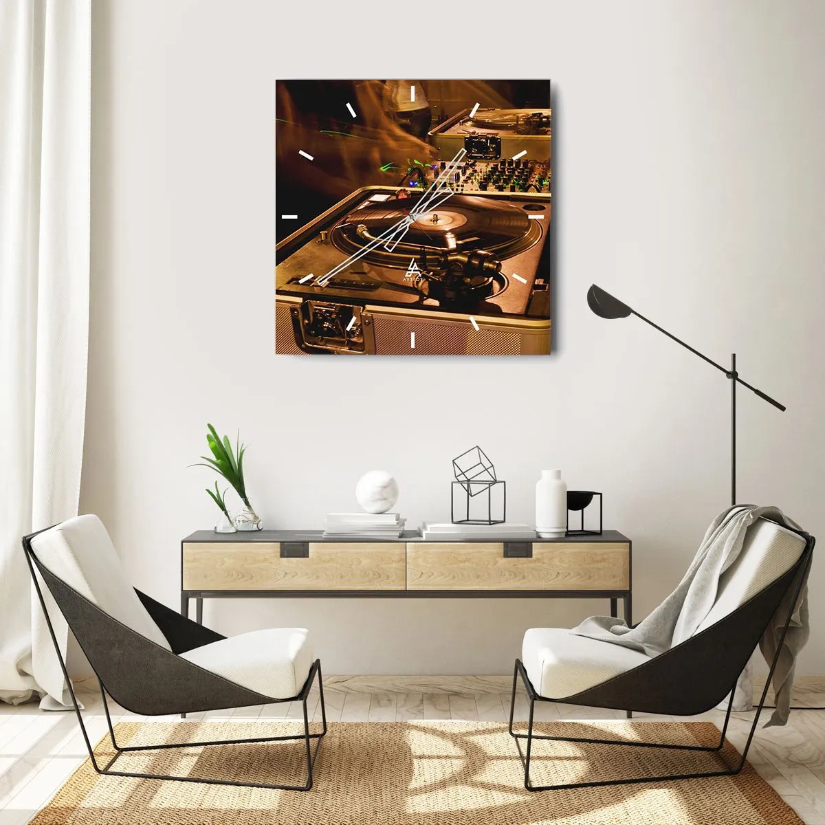 Horloge murale - Pendule murale - Sentez-vous cette force? - 30x30 cm