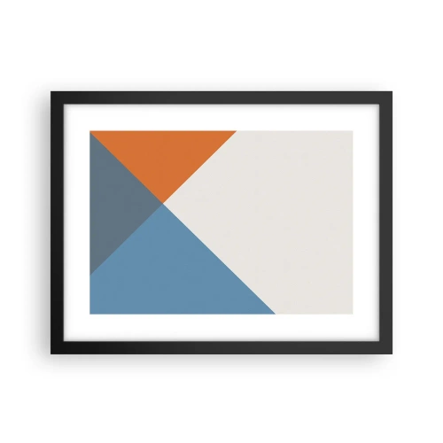 Affiche dans un cadre noir - Poster - Sous cette angle.... - 40x30 cm