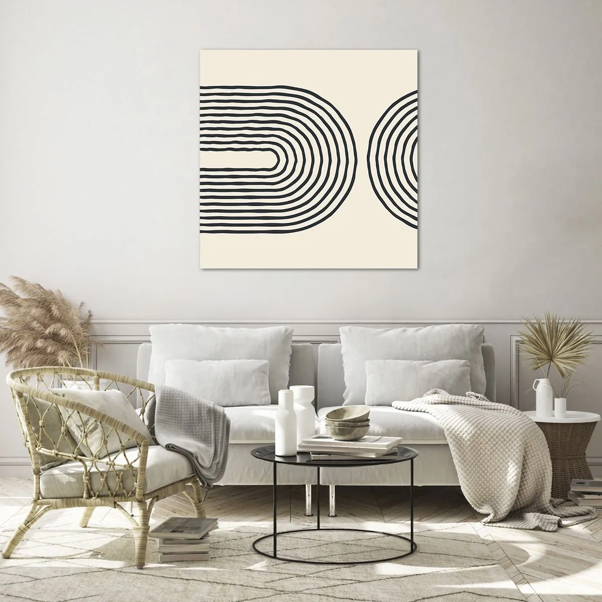 Impression sur verre - Image sur verre - Dans un instant... - 60x60 cm