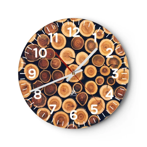 Horloge murale - Pendule murale - Quel âge je semble avoir ? - 30x30 cm