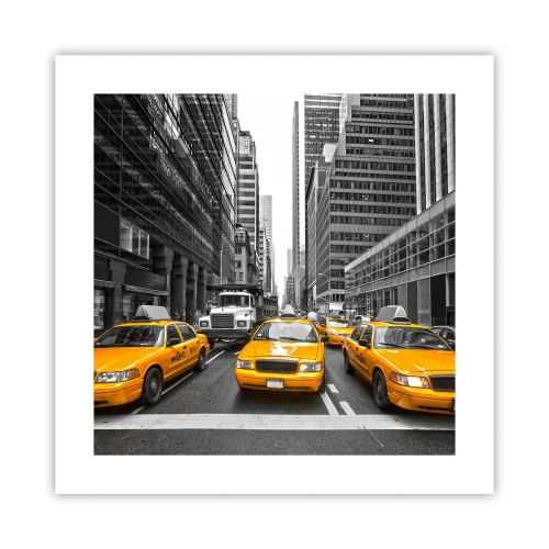 Affiche - Poster - C'est nous qui colorons la ville - 40x40 cm