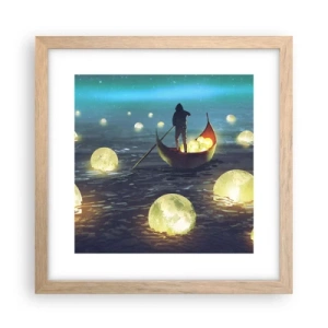 Affiche dans un chêne clair - Poster - Des choses dont les philosophes n'ont jamais rêvé - 30x30 cm