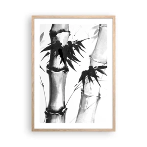 Affiche dans un chêne clair - Poster - Gros plan sur l'orient - 50x70 cm