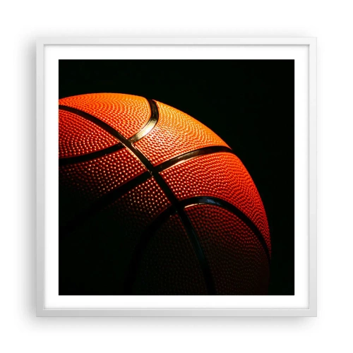 Affiche dans un cadre blanc - Poster - Belle comme une planète - 60x60 cm