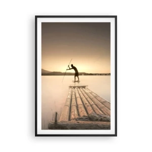Affiche dans un cadre noir - Poster - Avant la fin du jour - 61x91 cm