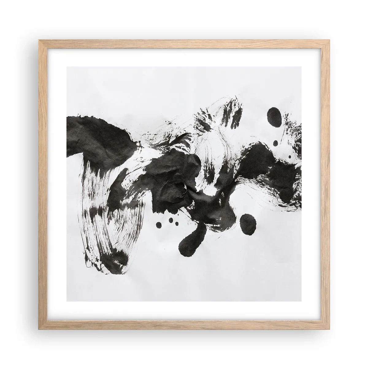 Affiche dans un chêne clair - Poster - De la méthode dans la folie ? - 50x50 cm