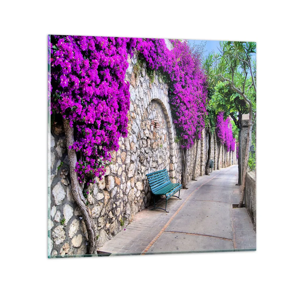 Impression sur verre - Image sur verre - Rencontrons-nous au plus vite - 30x30 cm