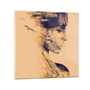 Impression sur verre - Image sur verre - Beauté de la nature - 40x40 cm