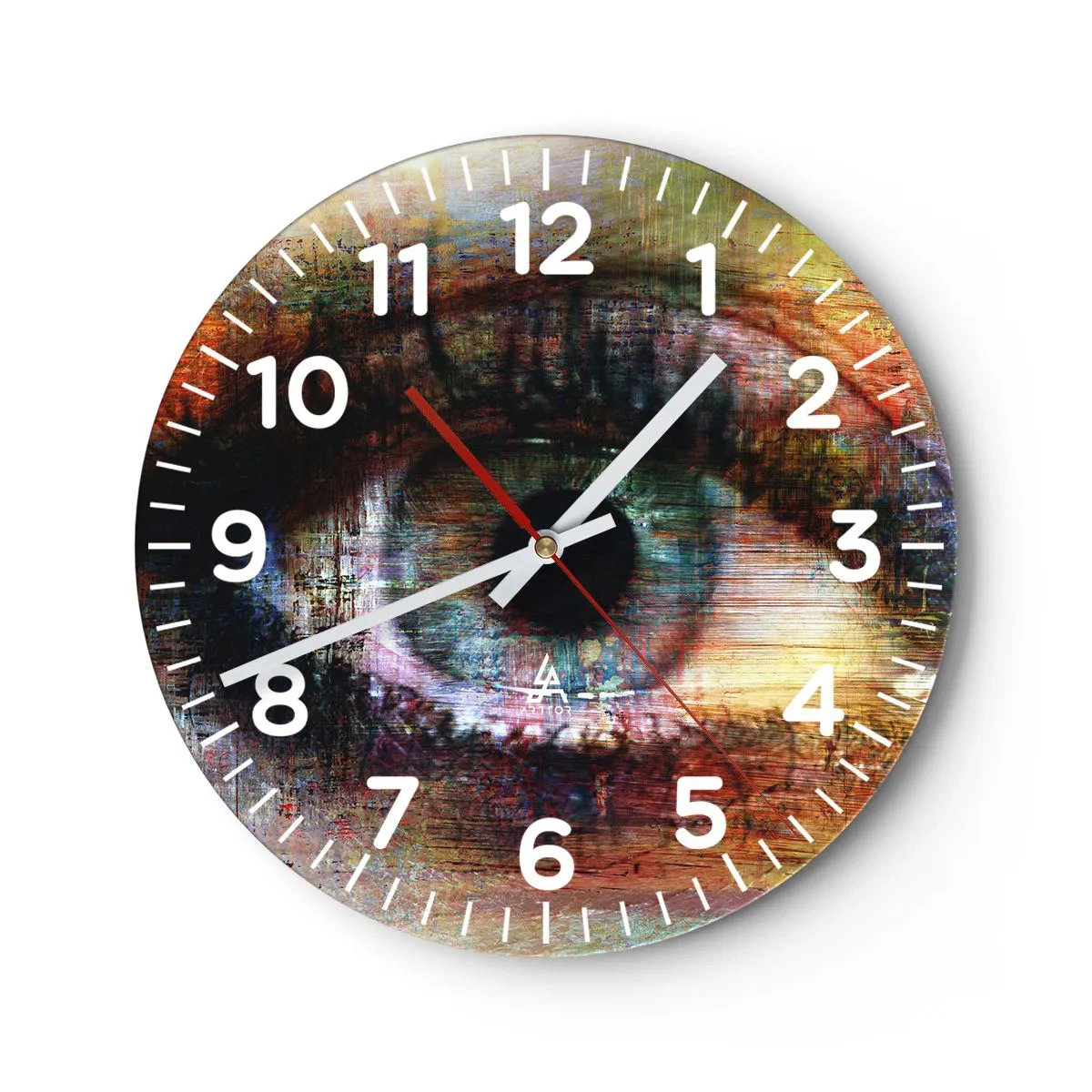 Horloge murale - Pendule murale - Vous pouvez jeter un coup d'œil dans l'âme - 40x40 cm