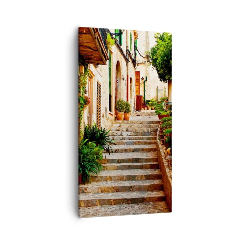 Impression sur toile - Image sur toile - Le charme des vacances espagnoles - 55x100 cm