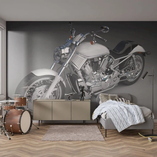 Papier Peint Photo Premium Canvas - Jusqu'à ce que tu t'agenouilles - Automobile, Moto, Voyages - 300x210 cm