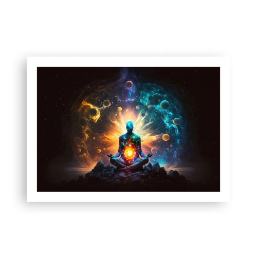 Affiche - Poster - Paix cosmique - 70x50 cm