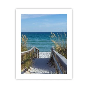 Affiche - Poster - Au soleil, sous le vent - 40x50 cm