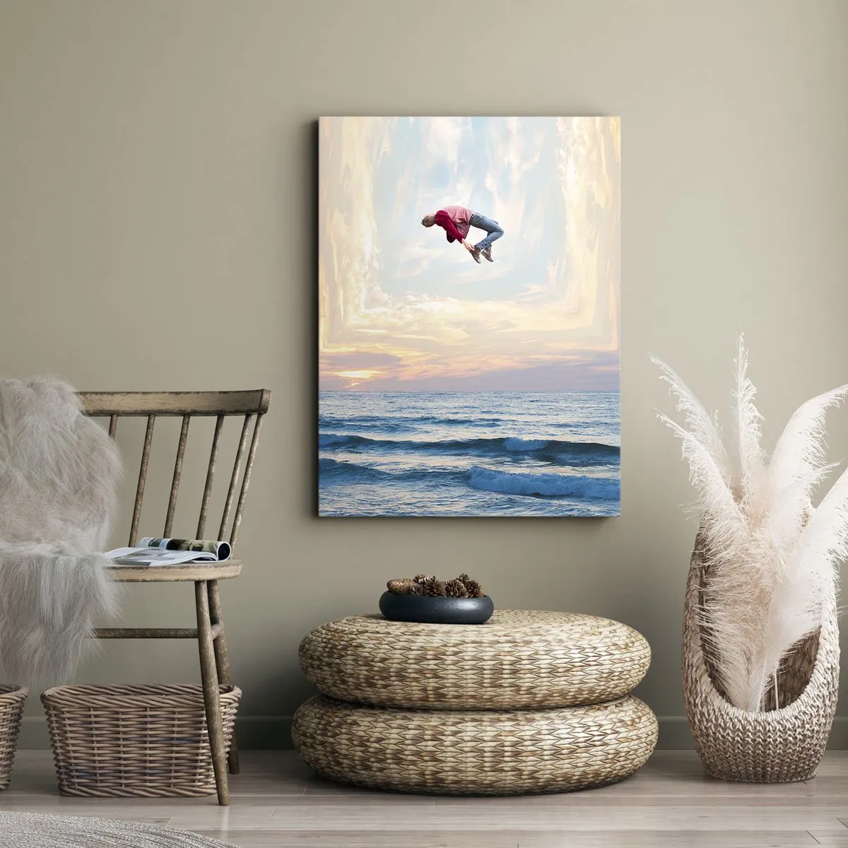 Impression sur toile - Image sur toile - Vers une autre dimension - 45x80 cm