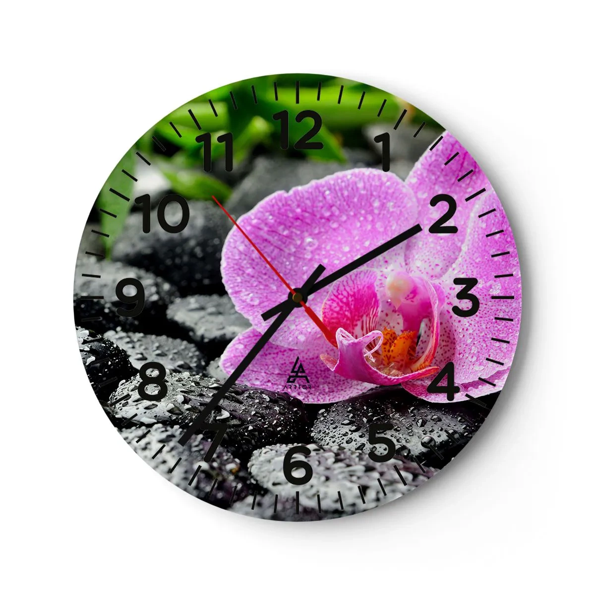 Horloge murale - Pendule murale - Comme un coeur ouvert - 30x30 cm
