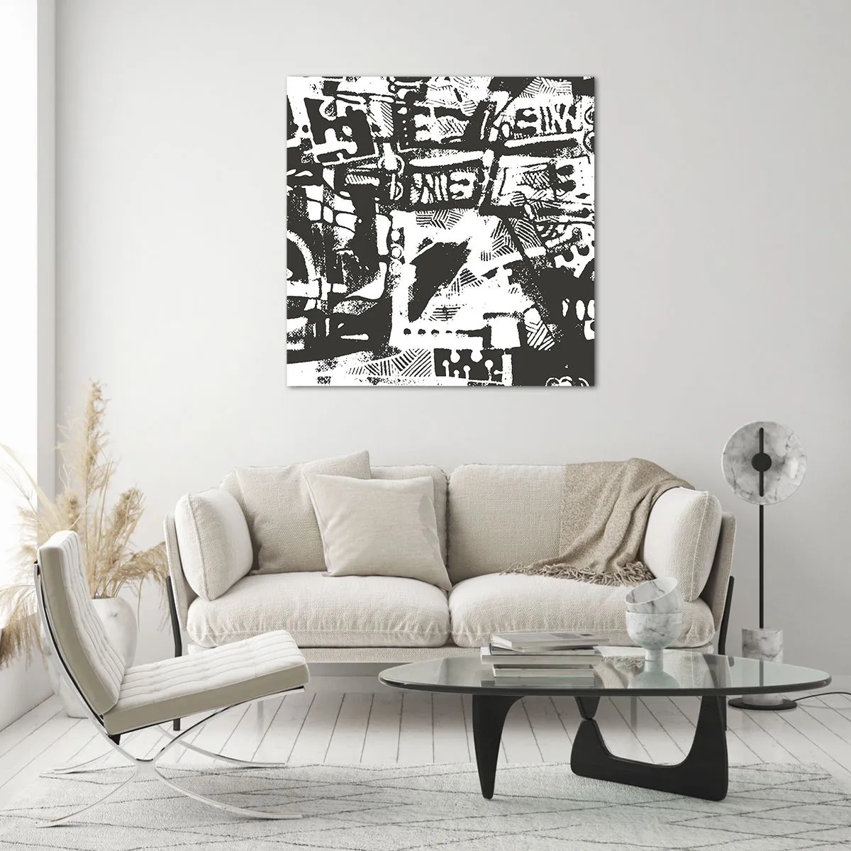 Impression sur verre - Image sur verre - Ordre ou chaos? - 40x40 cm