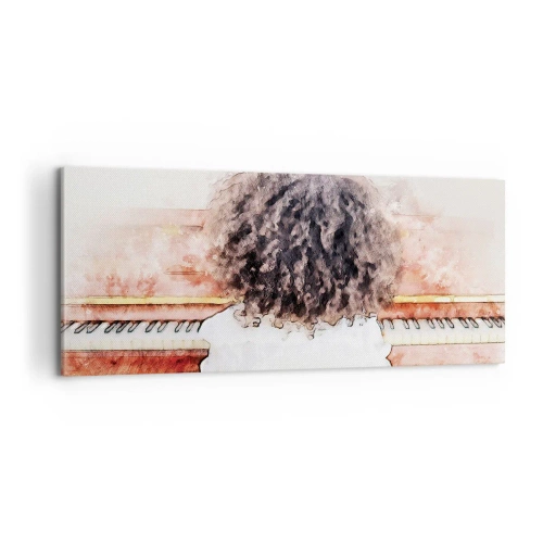 Impression sur toile - Image sur toile - Dans un nouveau monde - 100x40 cm
