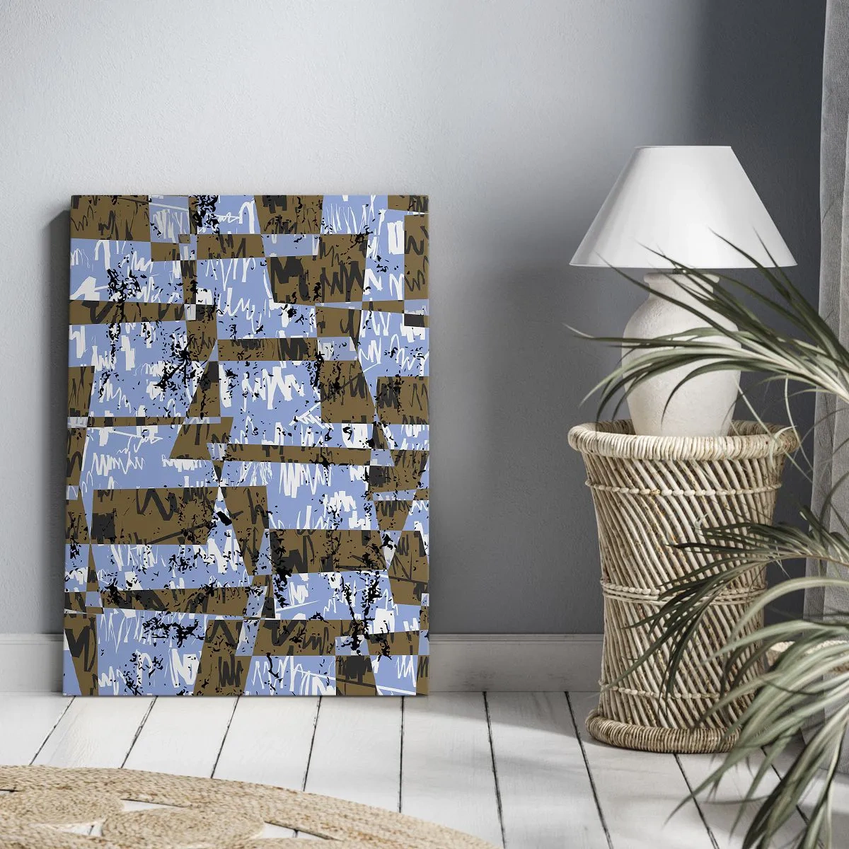 Impression sur toile - Image sur toile - Une découpe non humaine - 55x100 cm