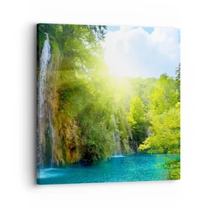Impression sur toile - Image sur toile - Ce doit être le paradis ici - 30x30 cm