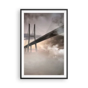 Affiche dans un cadre noir - Poster - Sur la rivière qui n'existe pas - 61x91 cm