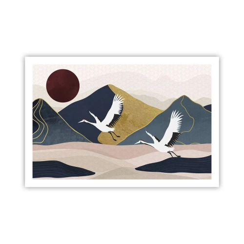 Affiche - Poster - Encore une fois, la journée s'est ÉCOULÉE - 91x61 cm