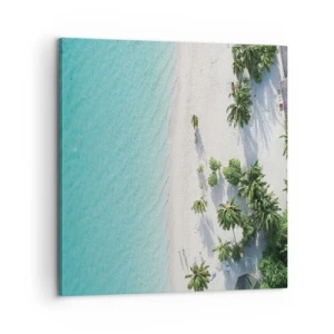Impression sur toile - Image sur toile - Vacances au paradis - 60x60 cm