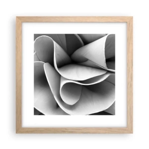 Affiche dans un chêne clair - Poster - Il s'en passe dans l'espace - 30x30 cm