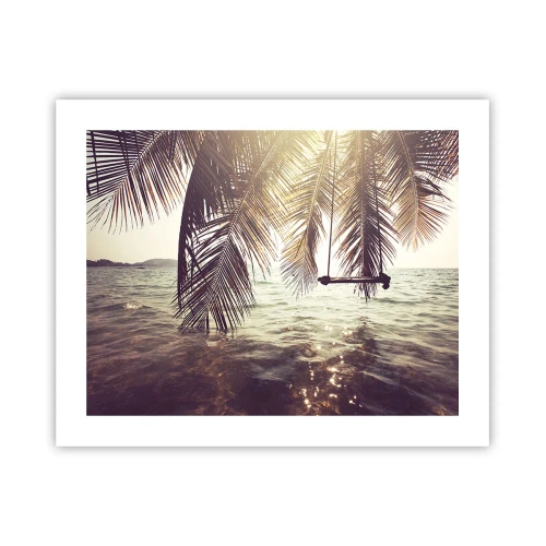 Affiche - Poster - Vous pouvez vous balancer dans les nuages ​​à volonté - 50x40 cm