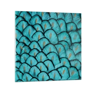 Impression sur verre - Image sur verre - Le grand gala des plumes - 30x30 cm