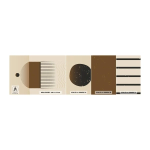 Échantillon De Papier Peint Standard Eco - Différents états - Abstraction, Morceau, Minimalisme - 100x30 cm