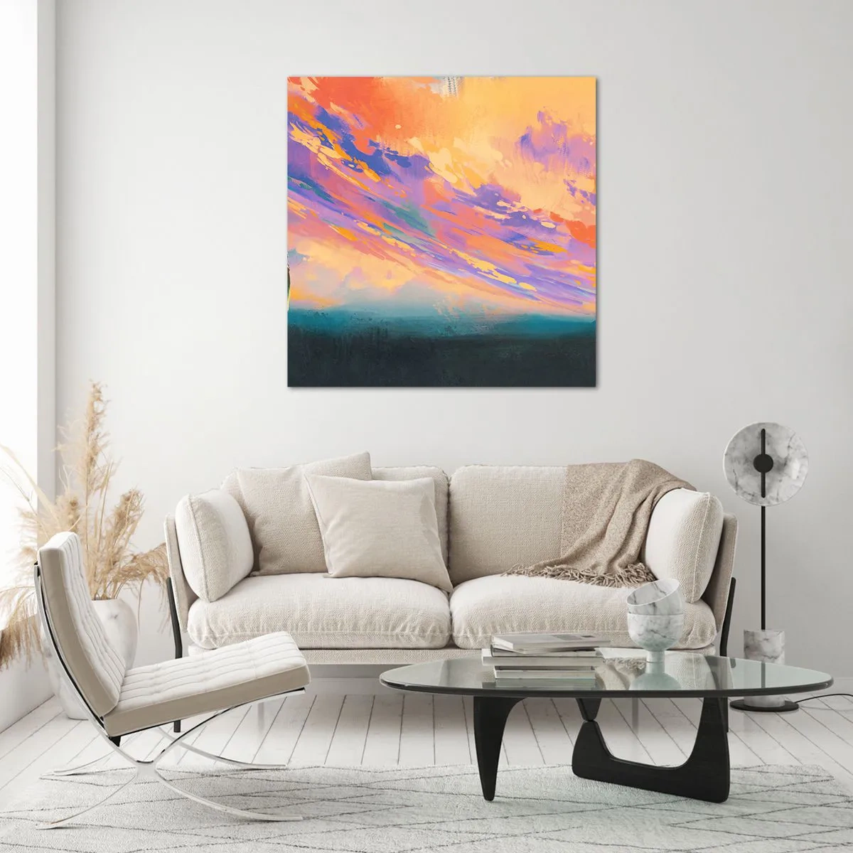 Impression sur verre - Image sur verre - La force d'attraction - 40x40 cm